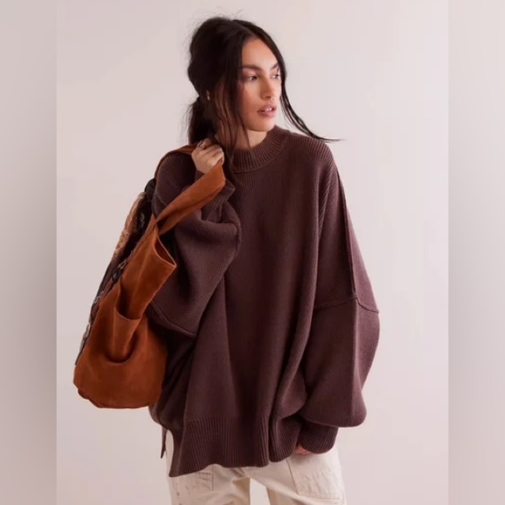 Free People Easy Street Tunic - Chicory Coffee